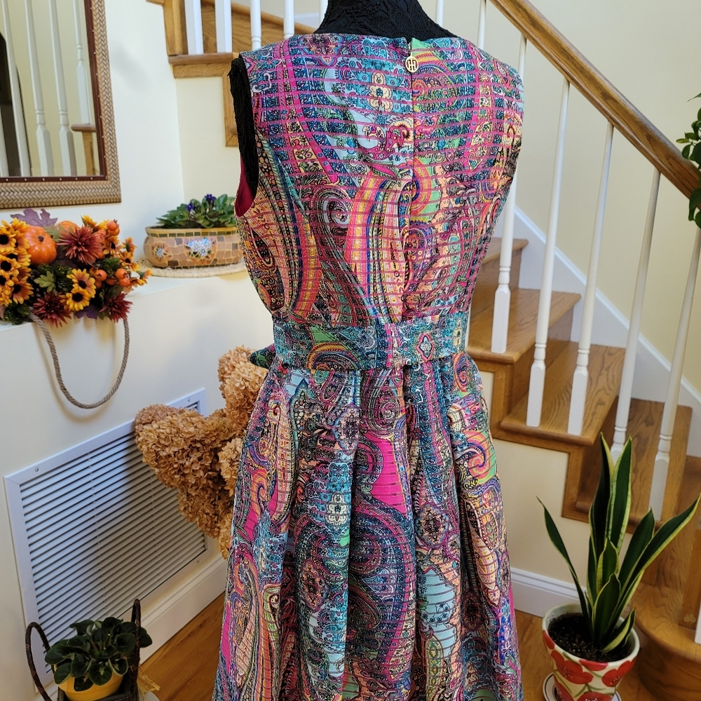 Multi-Colored & Patterned Dress - image 3